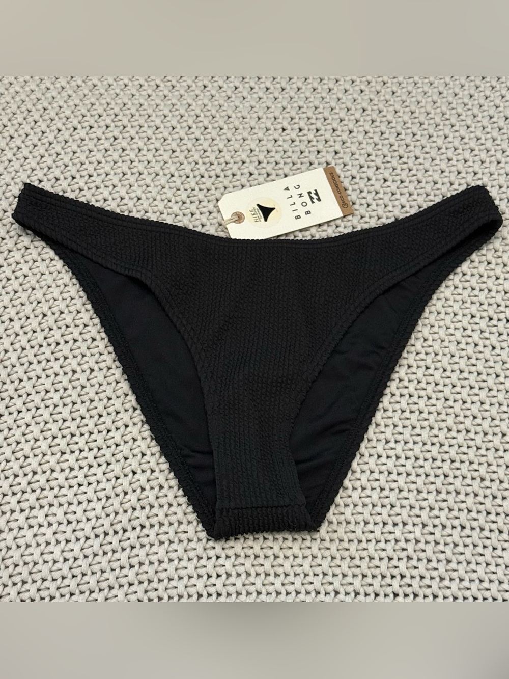 NWT Billabong Summer High Hike Bikini Bottom in Black - Size Large